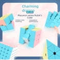 thumbnail image 5 of Dominio mágico Encantamiento Dragón Makala Color Dragón Tres órdenes Diversión Entrada 2345 Pirámide Descompresión Cubo de Rubik Juguete educativo rosa, 5 of 5