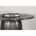 thumbnail image 4 of Sunny Designs Homestead 54" Round Mid-Century Wood Pub Table in Tobacco Leaf, 4 of 8