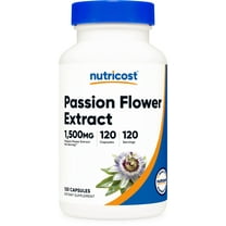Nutricost Passion Flower Extract (1,500mg Equivalent) 120 Capsules - Non-GMO Supplement