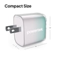 thumbnail image 5 of Powertek Frosty 20W USB-C PD + USB-A Dual Port Wall Charger, Mint, 5 of 7