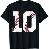 t-shirt 2014 10th Birthday Baseball Boys Kids Ten 10 Tenth Gift T-ShirtMen and women can wear, black T-shirts, gifts. Age: M,L，XL 2XL, 3XL, 4XL