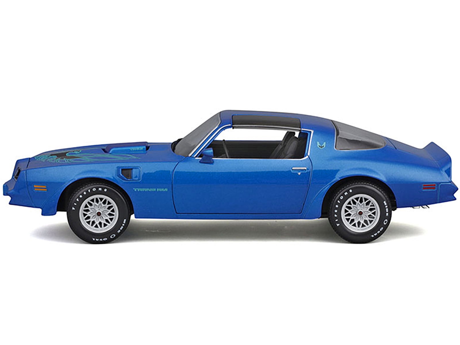 1977 Pontiac Firebird Trans Am Black with Replica Buckle