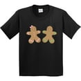 thumbnail image 3 of Inktastic Twin Gingerbread Boy and Girl Co Youth T-Shirt, 3 of 5
