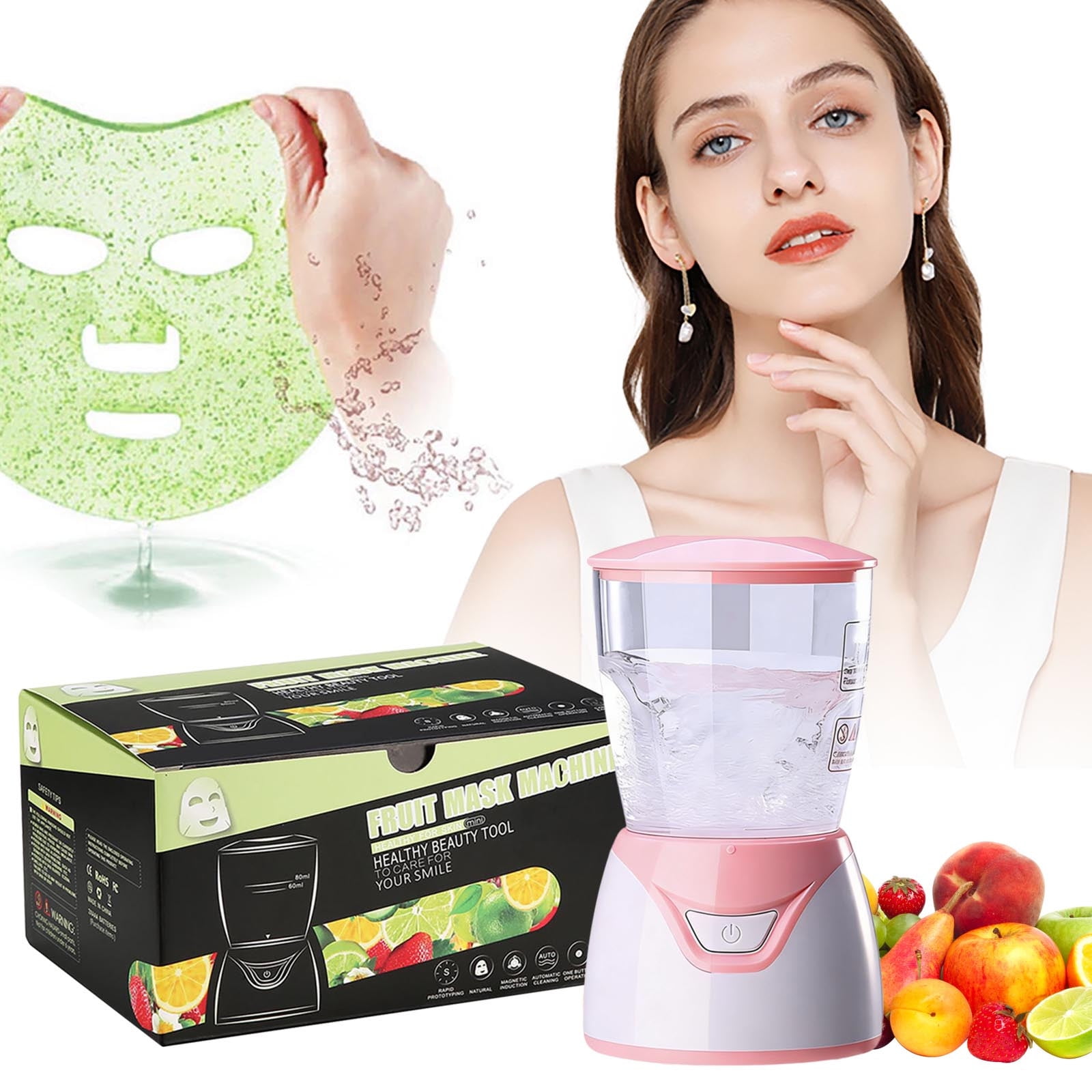 DIY Face Mask Maker Machine, Homemade Facial Mask Mixer and Blender, Customizable Mask Formulator for Natural Skincare Ingredients, Easy to Use Portable Device