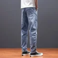thumbnail image 4 of Pantalones con Bolsillos Jeans Hombre Rotos Hombre Pantalones Vaquero Rotos Azul Claro Rasgados Agujeros Originales Verano Otoño Ropa Tallas Grandes, 4 of 5