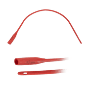 Pet Feeding Tube with Funnel End, for Puppies, Kittens, & Pet Nursing, 14 FR, 16 Length, Red Rubber Feeding Tube with Smooth Tip, Non-Sterile