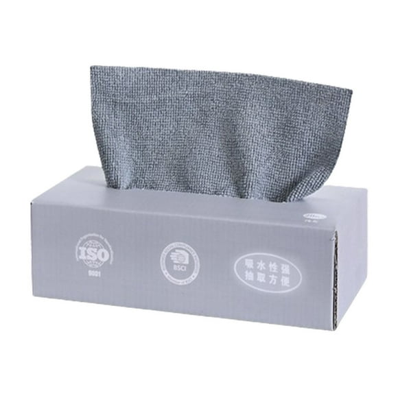 Paños de limpieza reutilizables, microfibra absorbente, duraderos, textura suave, para el hogar y la oficina, toallitas multiusos, esenciales para la limpieza diaria.