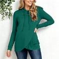 thumbnail image 6 of WAGUTH Women's Maternity Nursing Hoodies Long Sleeve Side Split Breastfeeding Sweatshirt Soft Casual Tunic Tops for Pregnancy Daily Wear,Green,XXL, 6 of 7