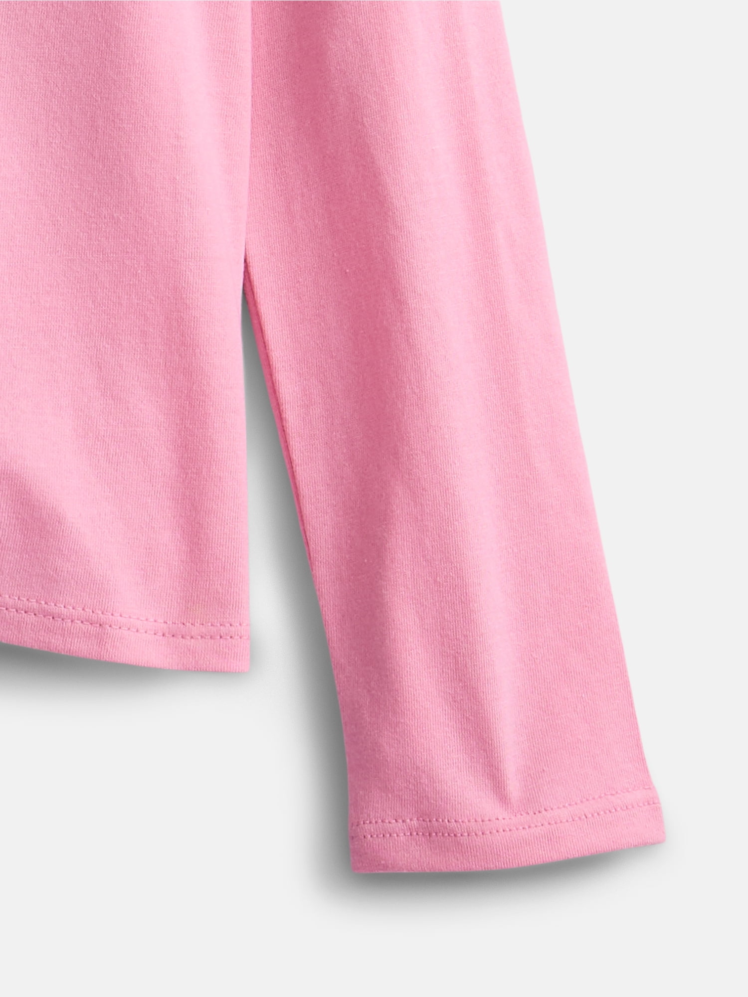 Wonder Nation Girls Embellished Tee with Long Sleeves, Sizes 4-18 & Plus