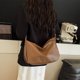 thumbnail image 5 of Bolsa de hombro para mujer caqui, bolsa de mensajero, moda casual, tamaño S, 5 of 6