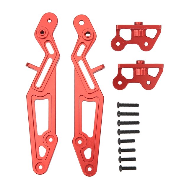 Montaje De Ala, Reemplazo De Montaje De Ala RC Revestimiento De PTFE Ligero De Aleación De Aluminio Para Autos De Control Remoto ANGGREK Rojo