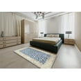 thumbnail image 4 of Ahgly Company Indoor Rectangle Traditional Slate Blue Grey Persian Area Rugs, 8' x 10', 4 of 6