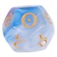 thumbnail image 2 of 3PCS 12 Sides Dice Set 4 Color Waterproof Wear Resistant Acrylic Lightweight Portable Polyhedral Dice for Table Game Blue, Purple and White, 2 of 4