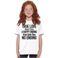 thumbnail image 5 of True Love Quote Cute Valentines Day Girls Kids T Shirt Tees Teen Brisco Brands L, 5 of 6
