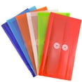 thumbnail image 2 of JAM Paper No. 10 Plastic Envelopes, 5 1/4 x 10, Assorted, Button String, Booklet, 6/Pack, 2 of 4