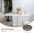 thumbnail image 3 of IDEANATEGRATE Bowl Decorativo De Hierro Negro Con Hueco Multiusos Para Almacenamiento En Cocina Hogar, 3 of 8