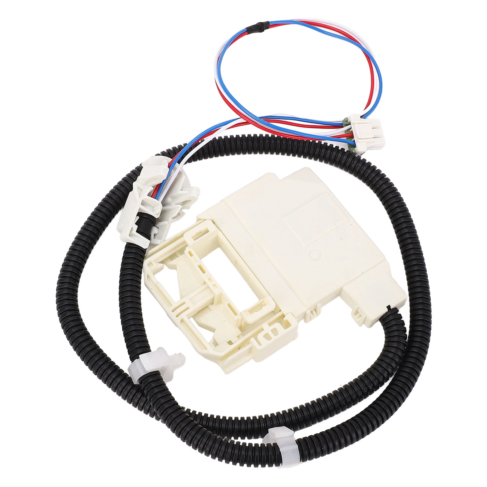 BIMZUC Washing Machine Lid Lock Switch Assembly Replacement for WH08X32657 WH08X31222 Heavy Duty Washer Lid Lock with Wire Harness and 2 Fastening Straps (6.3 x 4.3 inches / 16 x 11 cm)