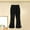 Black, variant on uublik Girls Flare Pants Wide Leg Streetwear Kids Pants with Pockets Trendy Jogger Trousers Black, Size 4T-9