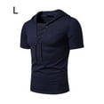 thumbnail image 4 of Sudadera lisa Qarigey Ligera y transpirable para el tiempo libre Azul marino L, 4 of 6