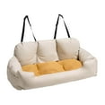 thumbnail image 3 of Asiento de Coche para Perros, Elevador Duradero para Mascotas, Asiento de Coche Antideslizante, Suave con Perrera con Clip, Cama Grande Y Suave para P Longitud 100cm, 3 of 8