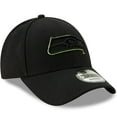 thumbnail image 3 of Men's New Era Black Seattle Seahawks Momentum 9FORTY Adjustable Snapback Hat, 3 of 5