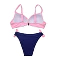 thumbnail image 4 of MSJUHEG Halter String,Swim Suits for Women 2025,Bikini Sets for Women,Bikinis Set,High Cut Swimsuit,Bathing Suit for Women,Push Up Pink XL, 4 of 4