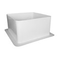 thumbnail image 2 of Icon 12573 Skyline/Vent Inner Garnish SL1414 for 14" x 14" Opening - Polar White, 2 of 3