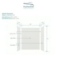 thumbnail image 6 of Transolid EWK603672-39 Expressions 60" W X 36" D X 72" H Three Panel Shower Wall Kit -, 6 of 7