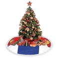 thumbnail image 6 of Colorado Flag Pattern Christmas Tree Skirt Tassel Lace for Xmas Ornaments Decoration 48", 6 of 6