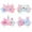 Multi-color, variant on AOWOO 4 Pcs Plush Sleep Eye Mask, Cute Unicorn Sleeping Blindfold Eye Mask, Soft Fluffy and Furry Eye Cover, Pink Non-irritating Blackout Sleep Mask for Kids Girls Women(Unicorn Style)
