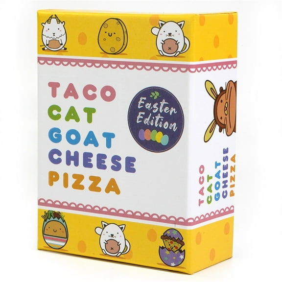 Easter Taco Cat Goat Cheese Pizza Board Game Card Game, Easter Decorations, Easter Props, Easter Gifts