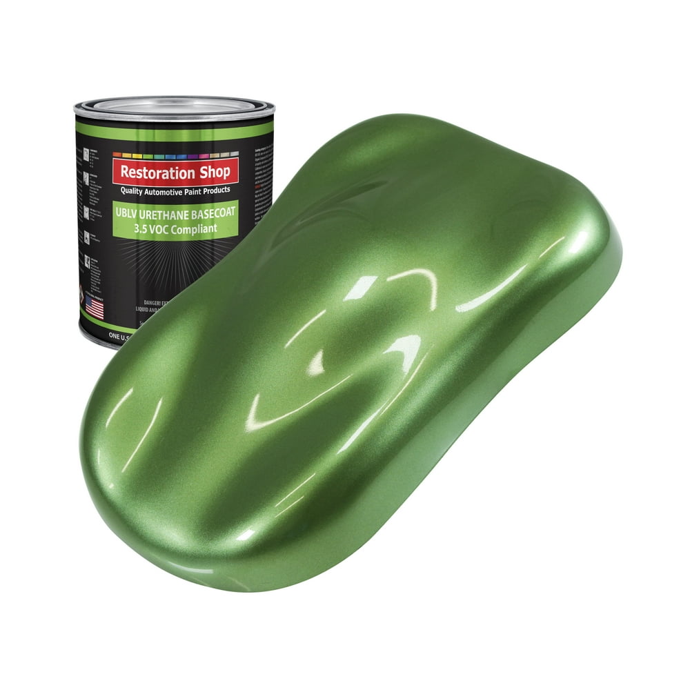 Medium Green Metallic 1 Quart Low VOC URETHANE BASECOAT Car Auto Body