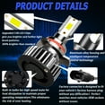 thumbnail image 2 of For Chrysler 300 2011 2013 2014 LED Headlight Bulbs 6000K White Super Bright, 2 of 8