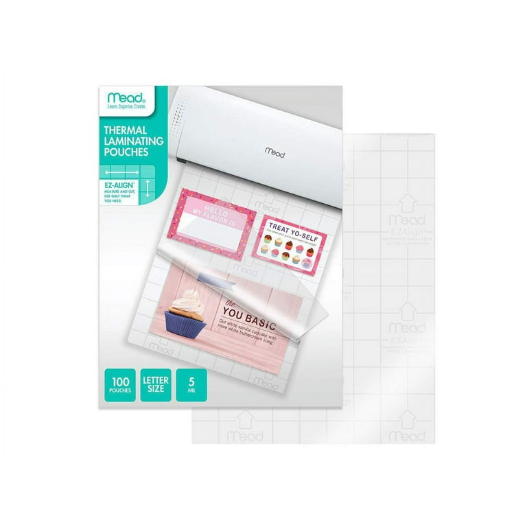 EZAlign Thermal Laminating Pouches 3 mil, 9 EZAlign Thermal Laminating Pouches 3 mil, 9