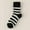 Black, variant on Men Striped Mid-Calf Wool Socks - Warm And Thickened for Cold Weather Sleeping Long Socks
