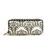 Small Travel Essential Oil Bag - Holds 10 Vials - Fits in Purse or Makeup Case (Black/White)