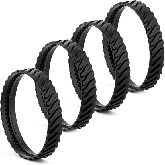 4 Pcs R0526100 Pool Cleaner Tire Track Replacement, Drive Belt Treads Compatible with MX8 Elite, MX6 Elite, MX8, MX6 Automatic Pool Cleaner Parts