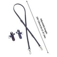 thumbnail image 3 of Purse Strap Crossbody Conversion Kit for Handbag,Leather Shoulder Straps Replacement Adjustable for Bags(Purple), 3 of 3