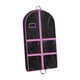 thumbnail image 3 of Bolsa protectora para ropa de baile para competición infantil con bolsillos con cremallera. Rosa Negro, 3 of 8