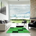 thumbnail image 6 of Ahgly Company Indoor Square Patterned Green Area Rugs, 8' Square, 6 of 6