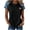 Black Tops, variant on Blouse for Women Soild Color Plus Size V Neck Tunic Tops Summer Short Sleeve Trendy Casual Flowy Shirts Gray Tops S