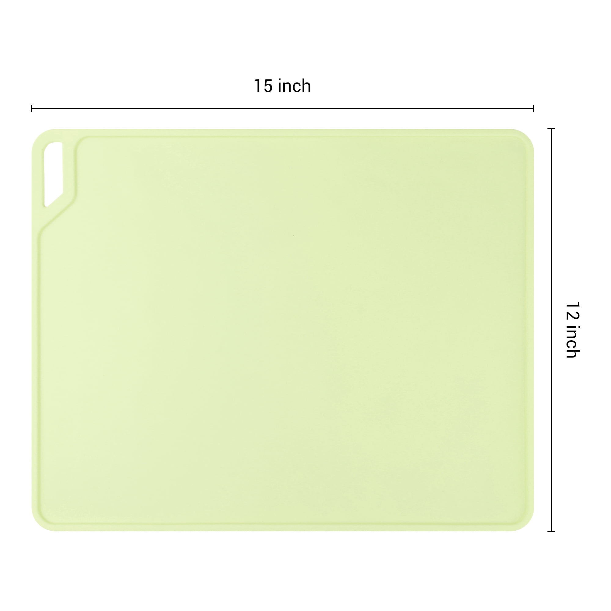 Unique Bargains Set of 6 Silicone Placemats for Kitchen Dining Table Decor Light Green