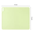 thumbnail image 4 of REGALWOVEN Placemat Set of 6 Silicone Placemats for Kitchen Dining Table Decor, Washable Table Placemats Wipeable Table Mat Light Green 15*12in, 4 of 7