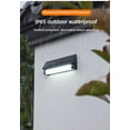 thumbnail image 3 of eLEDing Solar Power SMART 180Degree Sensor Selectable LED Flood Wall Light Black, 3 of 7