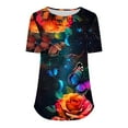 thumbnail image 5 of Young adult fashion Summer Clothes Outfits Women Over 50 Everyday Womens Work Blouses Plus Size Plus Size Womens Shirts, 5 of 6