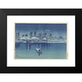 thumbnail image 2 of Kawase Hasui 18x13 Black Modern Framed Museum Art Print Titled - Ushibori (1930), 2 of 5