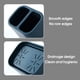 thumbnail image 5 of Yuarrent Caja de soporte de almacenamiento de palillos, rejillas dobles, tenedor, cucharas, organizador de vajilla de encimera, estante de drenaje Simple Organizadores de utensilios de cocina blanco Yuarrent HA012090-02, 5 of 6