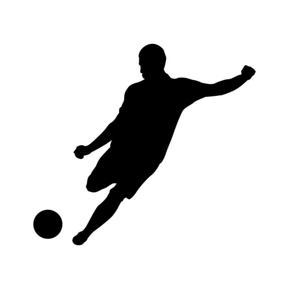 Mens Soccer Sticker Decal Die Cut - Self Adhesive Vinyl - Weatherproof - Made in USA - Many Color and Sizes - european football boy