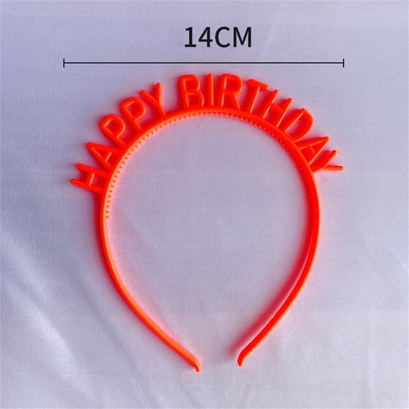 Candy Color Girls Teeth Hair Bands Gift Kids HAPPY BIRTHDAY Headbands Cute Children Hairbands Hair Accessories