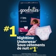 thumbnail image 3 of Goodnites Girls Nighttime Bedwetting Underwear, XL (95-120 lbs), 28 Count (Select for More), 3 of 11